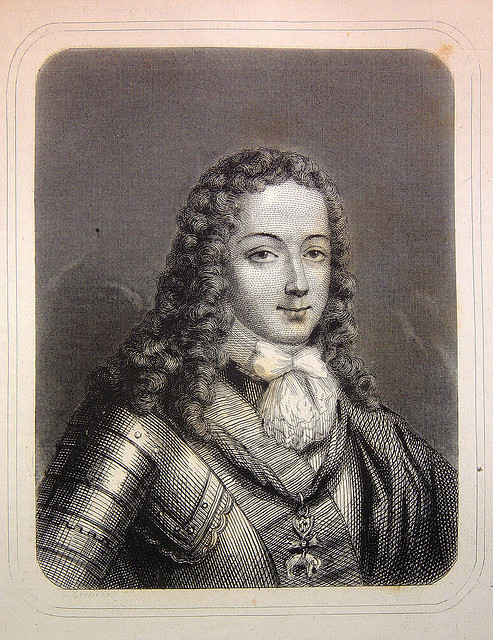 "Felipe V", il·lustració del llibre "Historia universal" de César Cantú, traduïda de l'italià al castellà i impresa 1854-1859, foto d'El Bibliomata