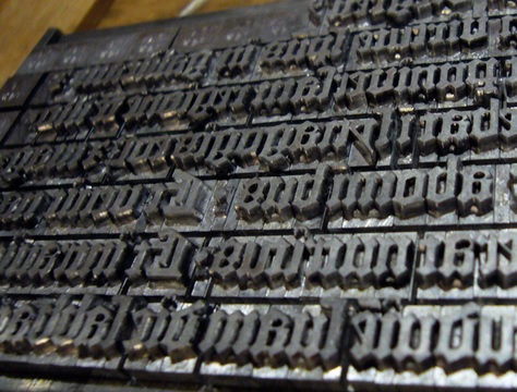 "Gutenberg moveable type", Richard Rutter, Flickr
