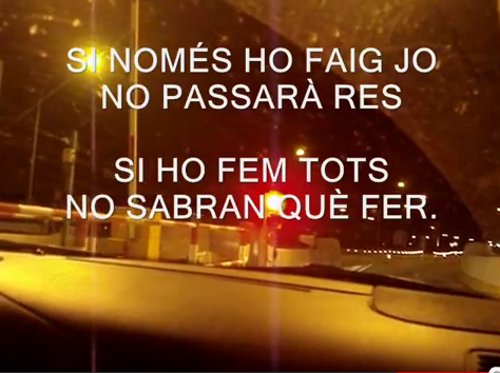 campanya-peatges-no-vull-pagar AP-7 No vull pagar , de Josep Casadellà