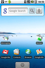 "Android dev phone 1", d'Okubax, al Flickr, http://www.flickr.com/photos/okubax/3928276372/