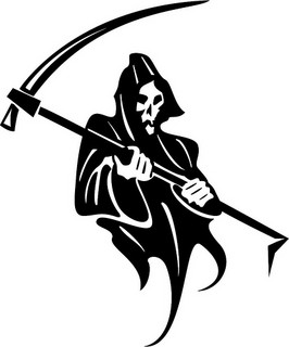 "Death With Scythe Vector", de Vectorportal, al Flickr
