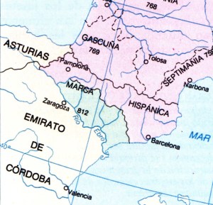 El imperi carolingi tenia uns territoris que anomenava "marques" que servien de "coixí" - per dir-ho d'alguna forma amb els territoris que tocaven amb l'estranger. Així va nèixer la Marca Hispanica.