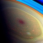 Vòrtex a l'hexàgon de Saturn. NASA