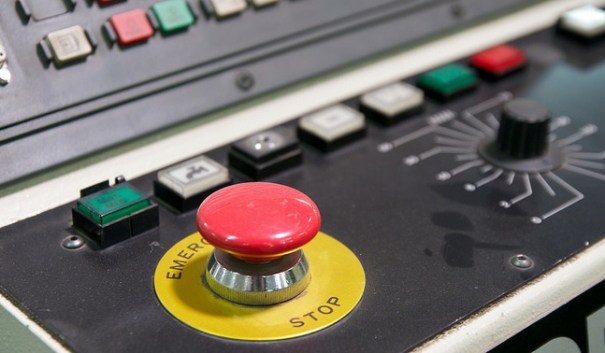 "Roter Knop" (botó vermell), de Maik Meid, Flickr