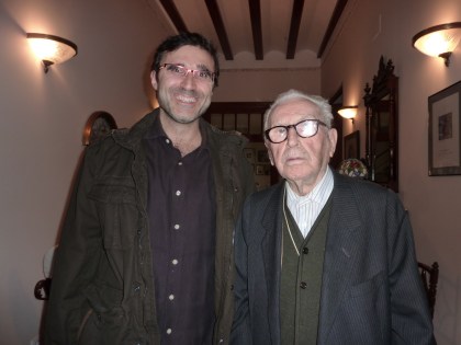 Santi Vallés amb J. L. Bausset