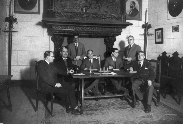 Claustre professors 1954-55