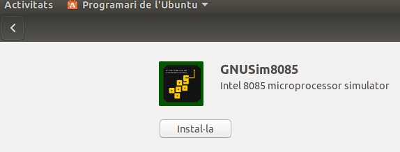 Instal·lació a Ubunt del GNUSim8085
